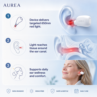 AUREA Red Light Tinnitus Relief